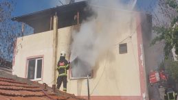 Amasya’da Alkollü Şahıs Evini Ateşe Verdi