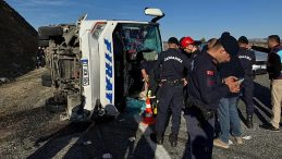 Elazığ’da Midibüs Devrildi: 25 Yaralı