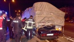 Kayseri’de TIR’ın Altına Giren Otomobilin Sürücüsü Feci Şekilde Hayatını Kaybetti