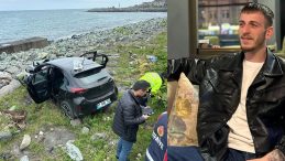 Rize’de Feci Kaza! Otomobil Deniz Kenarına Uçtu: 1 Kişi Hayatını Kaybetti!