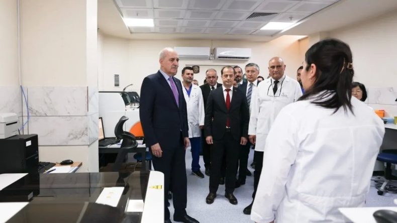 TBMM Başkanı Kurtulmuş, Kırgız-Türk Dostluk Hastanesi’nde tedavi gören hastaları ziyaret etti