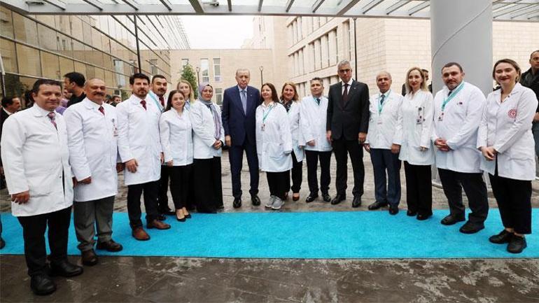 Cumhurbaşkanı Erdoğan Hastalarla
