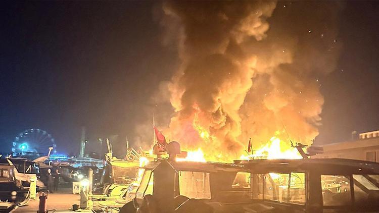 Acı haber! Tuzla Marina’da Yangın Paniği
