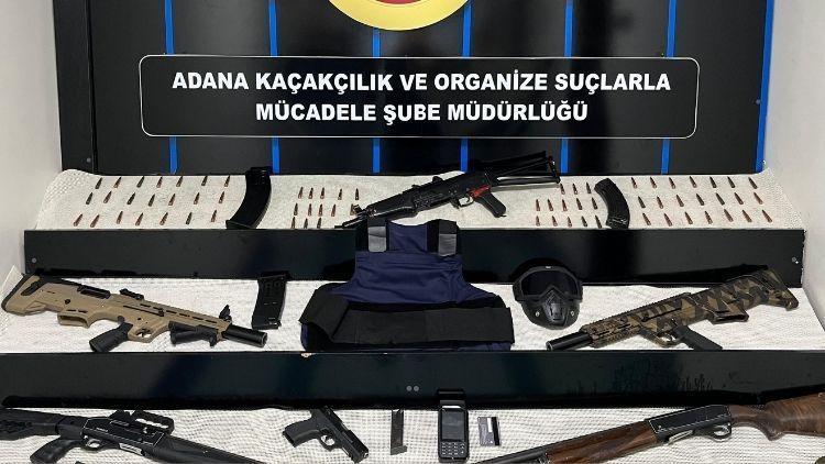 Adana’da 5 Adrese Eş Zamanlı Operasyon: Cephanelik Ortaya Çıktı