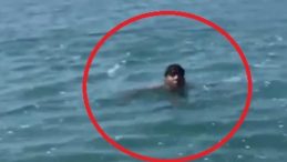Adana’da Korku Dolu Anlar: Denizde Çırpınan Genci Böyle Kurtardılar!