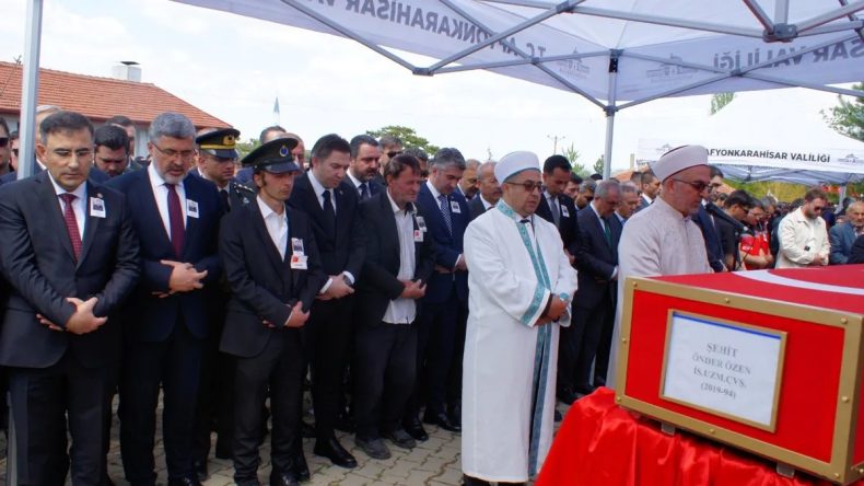Afyonkarahisar’da Şehit Uğurlama Töreni