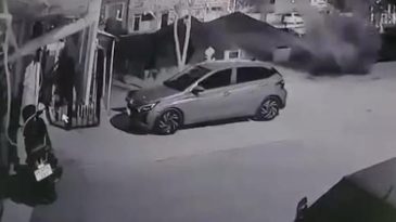 Aksaray’da Su Hattındaki Patlama Anı Güvenlik Kamerasında