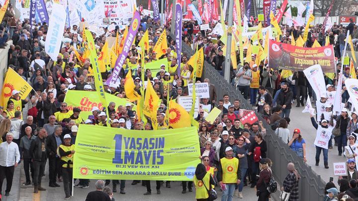 Ankara’da ‘1 Mayıs Emek ve Dayanışma Günü’ Kutlamaları