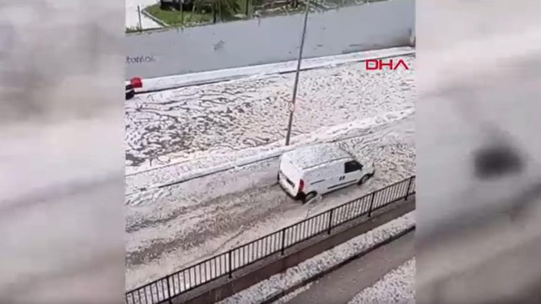 Ankara’da Sağanak ve Dolu Yağışı Etkisini Gösterdi