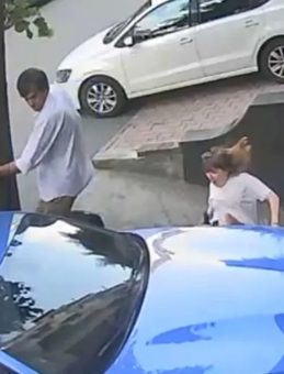 Aracı Eski Eşinin Üzerine Sürdü: Dehşet Anları Kamerada!
