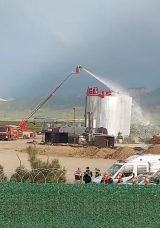 Asfalt Üretim Tesisindeki Patlamada 1 İşçi Hayatını Kaybetti, 1 İşçi Yaralandı