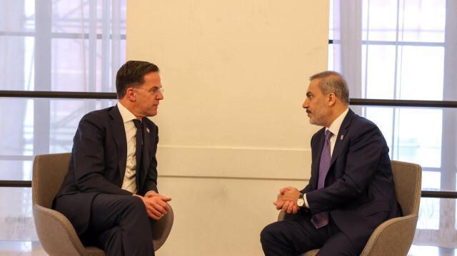 Bakan Fidan, NATO Genel Sekreteri Rutte ile Bir Araya Geldi