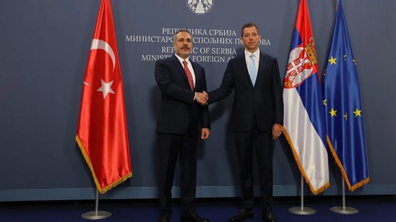 Bakan Fidan Sırbistan’da: Mevkidaşı Duriç ile Görüştü