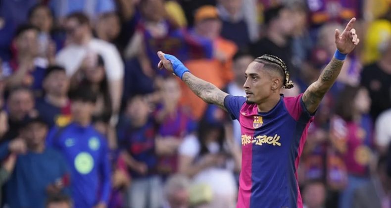 Barcelona, Raphinha’nın Sözleşmesini 2028’e Kadar Uzattı