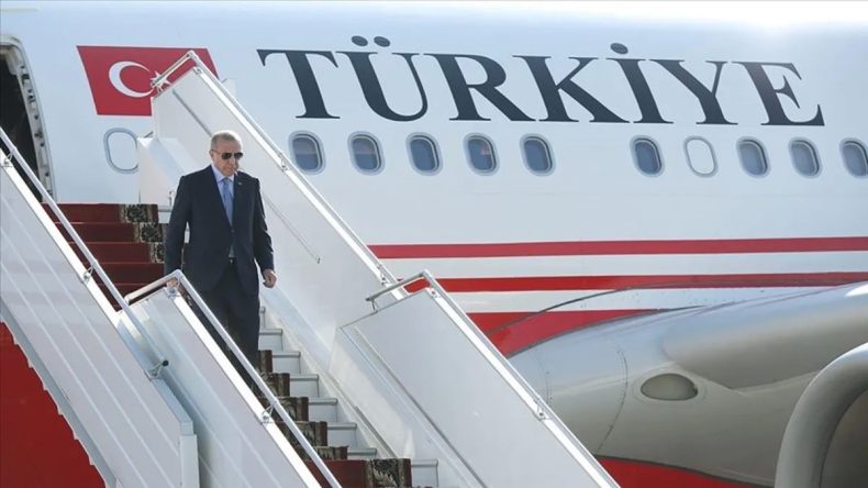 Başkan Erdoğan, Azerbaycan’dan Yurda Döndü