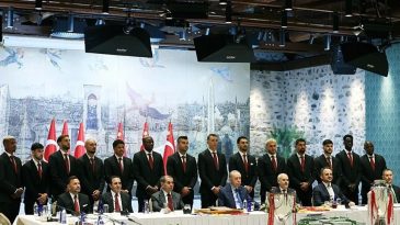 Başkan Erdoğan, Galatasaray Futbol Takımı’nı Ağırladı