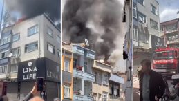 Bayrampaşa’da 5 Katlı Bina Yangınla Sarsıldı