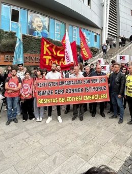 Beşiktaş Belediyesi’nde İşçi Kıyımına Protesto: Onlarca İşçi SMS ile İşten Çıkarıldı