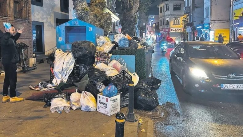 Beşiktaş’ta Çöp Dağları Büyüyor