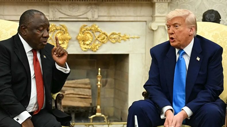 Beyaz Saray’da Trump-Ramaphosa Görüşmesine Damga Vuran Tartışma! “Beyaz Çiftçilere Soykırım” İddiası