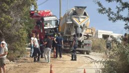 Bodrum’da Feci Kaza! Beton Mikseri ile Kamyon Arasında Sıkışan Sürücü Hayatını Kaybetti
