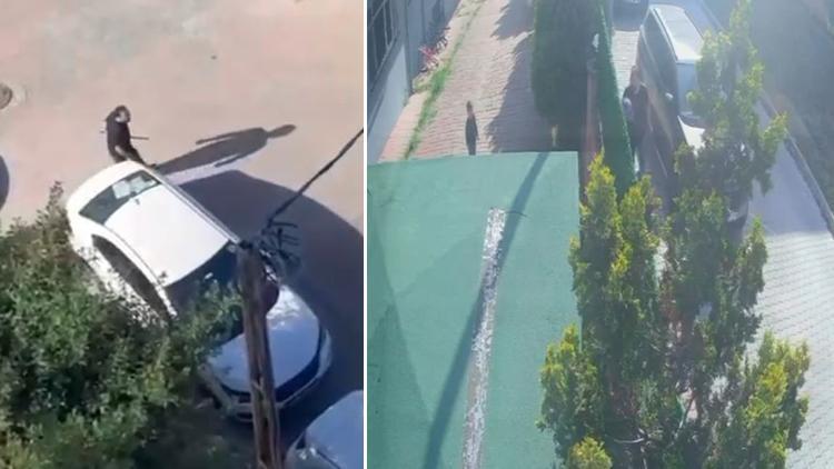 Büyükçekmece’de komşularına dehşeti yaşattı