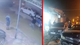 Çevirmeden kaçan araç kaza yaptı!