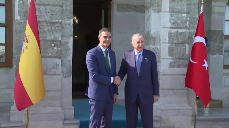 Cumhurbaşkanı Erdoğan, İspanya Başbakanı Sanchez’i Misafir Etti