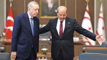 Cumhurbaşkanı Erdoğan KKTC’de: İki Devletli Çözüm Ortak Vizyonumuz