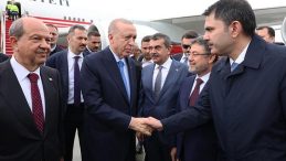 Cumhurbaşkanı Erdoğan KKTC’ye geldi