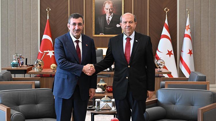 Cumhurbaşkanı Yardımcısı Yılmaz, KKTC Cumhurbaşkanı Tatar ile Buluştu