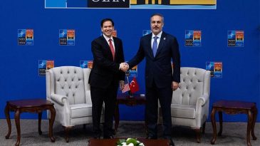 Dışişleri Bakanı Hakan Fidan, ABD Dışişleri Bakanı Marco Rubio ile Görüştü