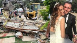 Düğün Salonunda Çöken Taş Kemerin Altında Kalan Doktorun Eşi Hayatını Kaybetti