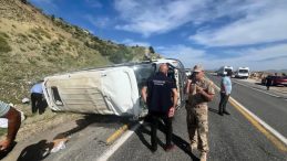 Elazığ’da Minibüs Takla Attı: 3’ü Ağır 7 Yaralı
