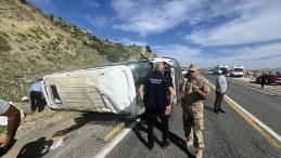 Elazığ’da Yolcu Minibüsü Takla Attı: 3’ü Ağır 7 Kişi Yaralandı!