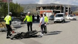 Erzincan’da Kaza! Motosiklet Sürücüsü Hayatını Kaybetti