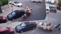 Esenyurt’ta At Arabası Otomobile Çarptı, Kaçtı