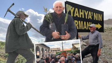 Film Gibi Hayatında Hüzün Verici Bir Hikaye: Rahim Dede, Kendi Ormanında Defnedildi