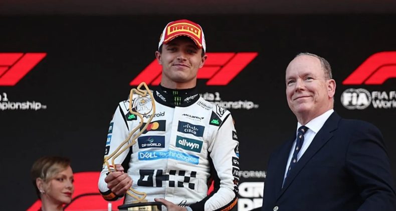 Formula 1’de Monako Grand Prix’sini Lando Norris kazandı