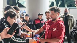 Galatasaray, Gaziantep’te coşkuyla karşılandı