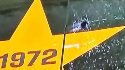 Galatasaray Takım Otobüsüne Göztepe Deplasmanında Taşlı Saldırı