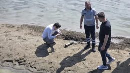 Göl Kenarında 1909 Yılına Ait Top Mermisi Bulundu