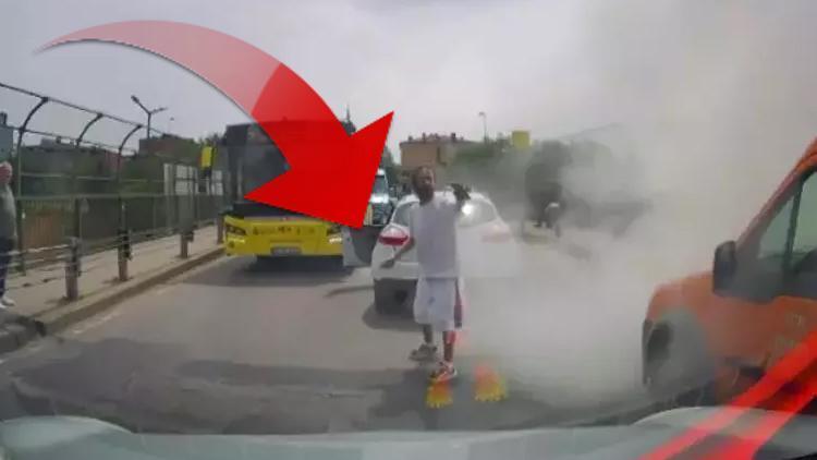 Görüntüler sosyal medyada gündem olmuştu! Bakan Yerlikaya duyurdu: Trafik magandası yakalandı