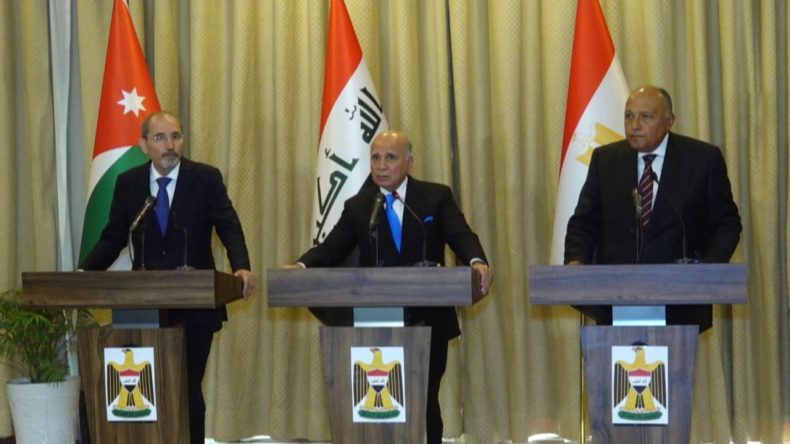Irak, Mısır ve Ürdün Dışişleri Bakanları Arap Birliği Zirvesi Öncesinde Toplandı