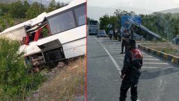 Isparta’da Korkunç Kaza! Tur Otobüsü Şarampole Uçtu: 16 Yaralı!