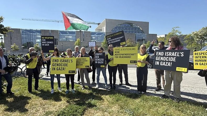 İsrail Cumhurbaşkanı’nın Almanya Ziyareti Protestoların Hedefinde: Uluslararası Hukuka Saygı Gösterin