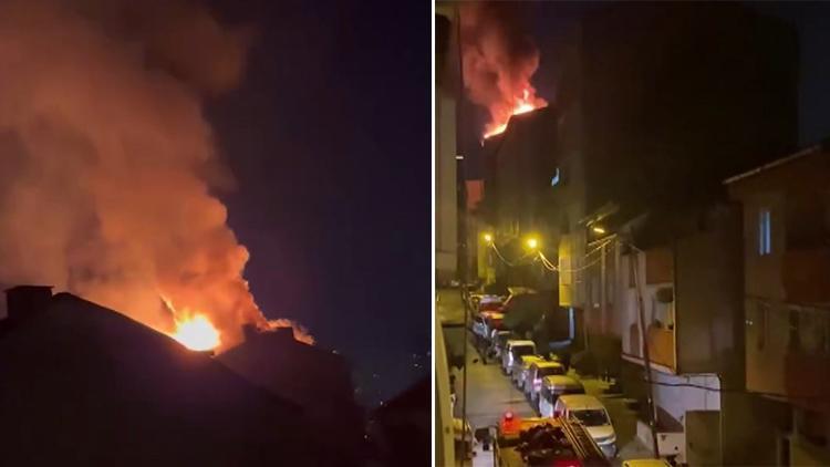 İstanbul’da 7 Katlı Binanın Çatısında Büyük Yangın: Havai Fişek İddiası