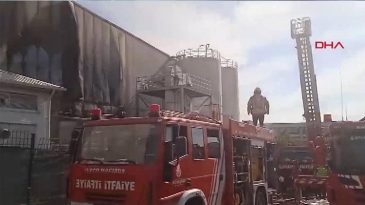 İstanbul’da Fabrikada Korkutan Yangın
