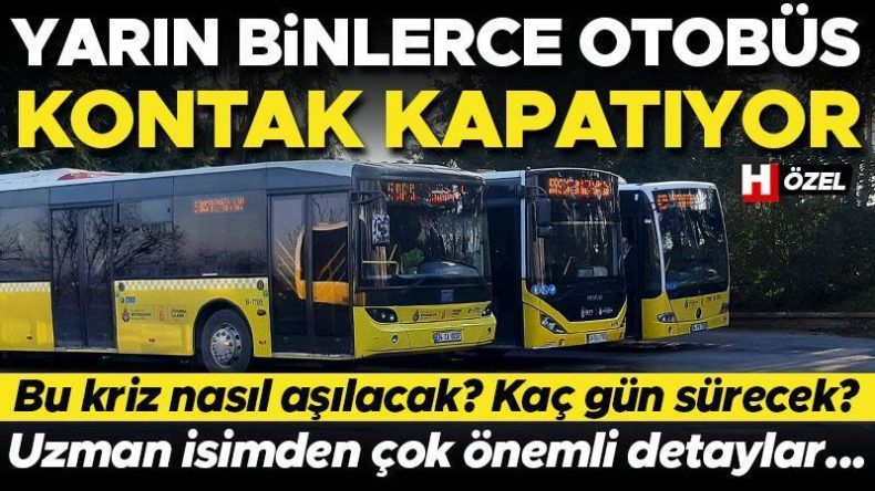 İstanbul’un Gündemi: “Otobüsler Neden Çalışmıyor?” Binlerce Otobüs Kontak Kapatıyor!