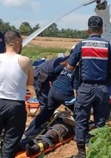 Jandarmaya Ait Helikopterin Sert İnişi: 2 Personel Yaralandı
